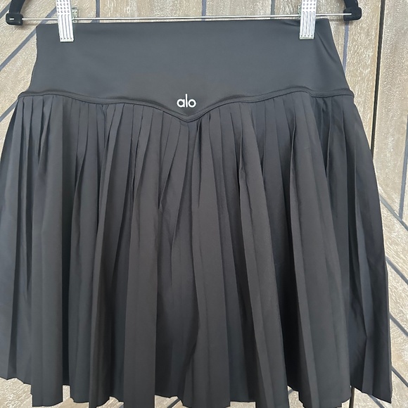 ALO Grand Slam Tennis Skirt Black Size Large - Picture 7 of 7